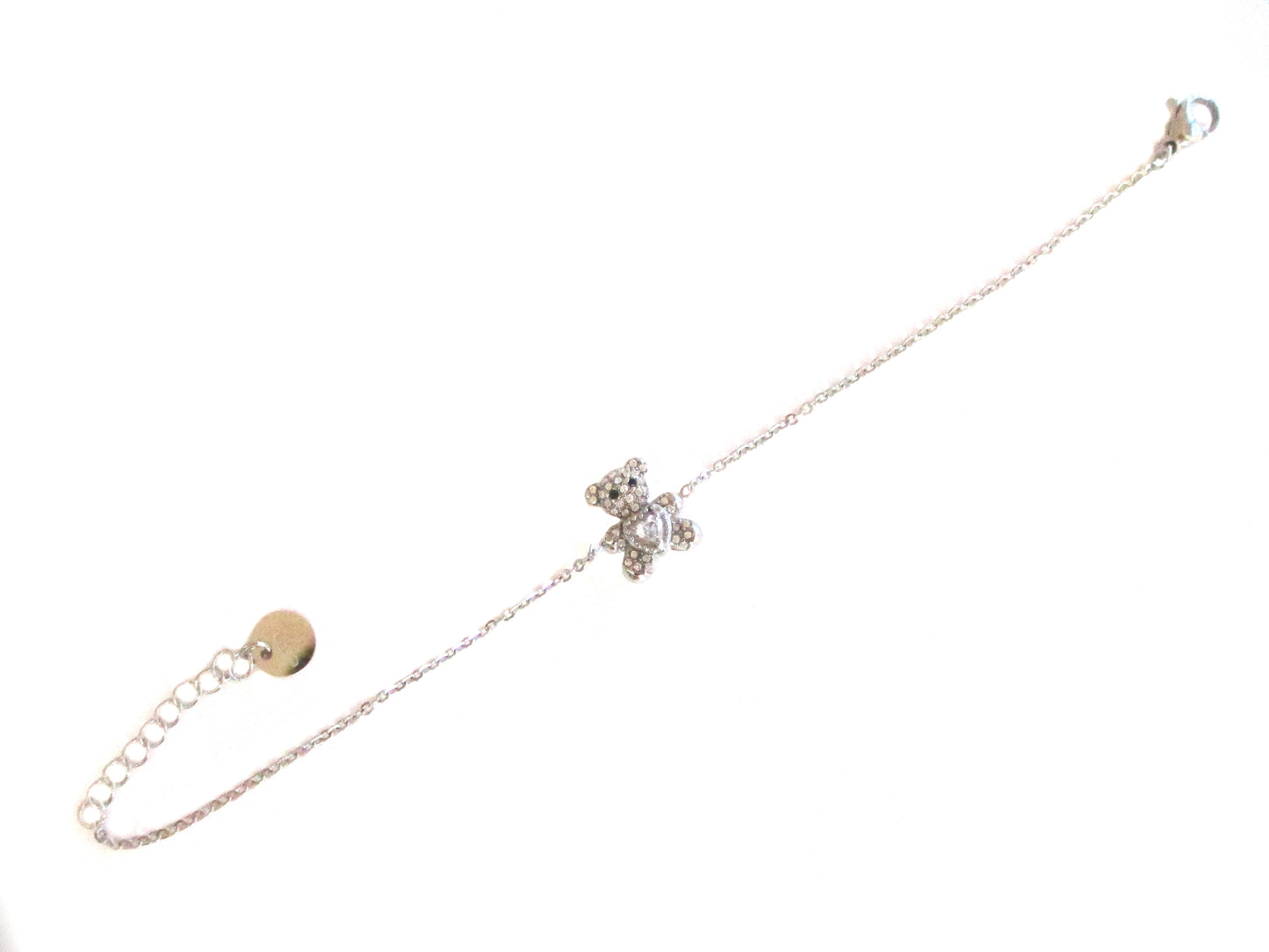 Bracciale a orsetto con zirconi