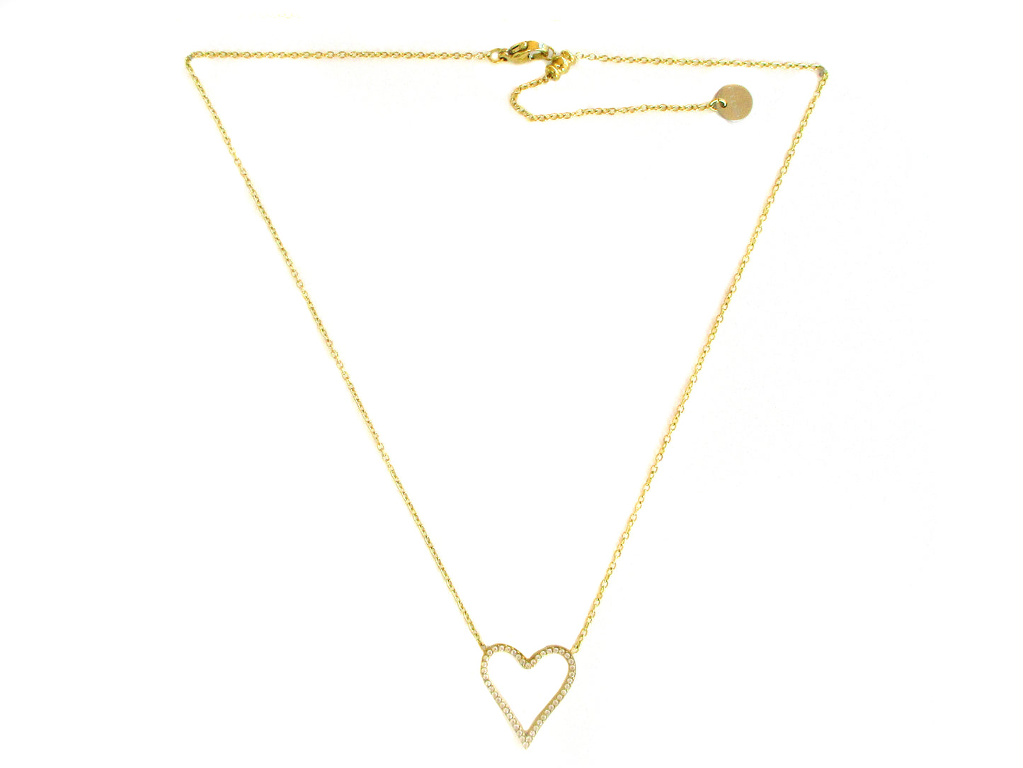 Collana con ciondolo a cuore