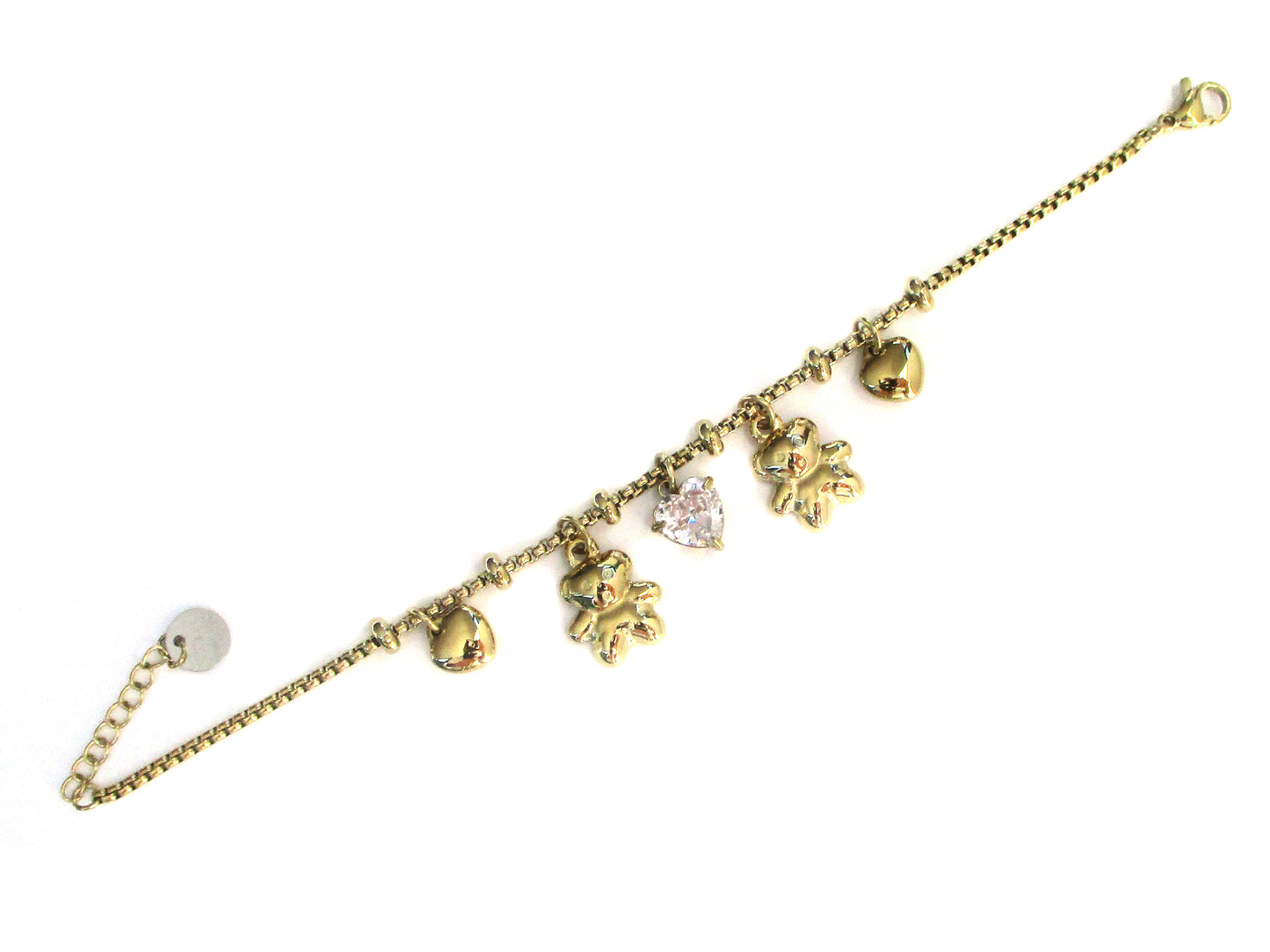 Bracciale con ciondoli ad orsetto